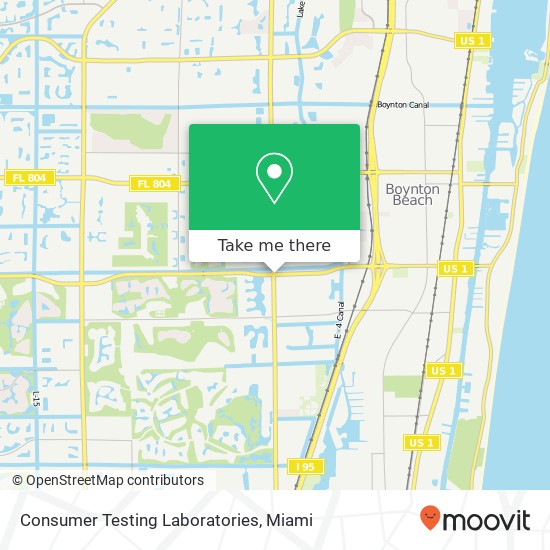 Consumer Testing Laboratories map