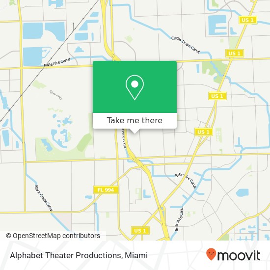 Mapa de Alphabet Theater Productions