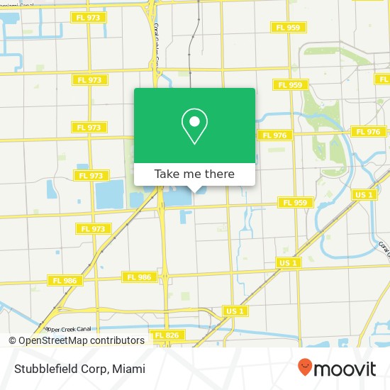 Mapa de Stubblefield Corp