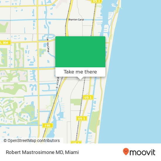 Mapa de Robert Mastrosimone MD