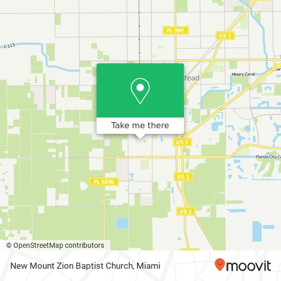New Mount Zion Baptist Church map