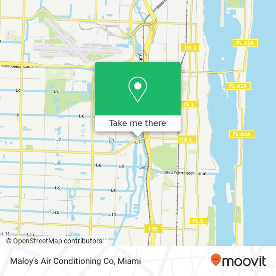 Mapa de Maloy's Air Conditioning Co