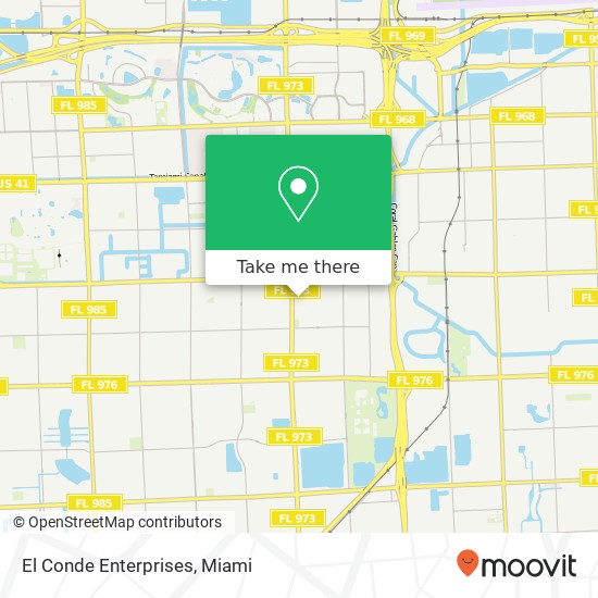 El Conde Enterprises map