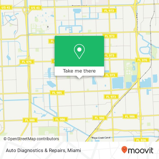 Auto Diagnostics & Repairs map