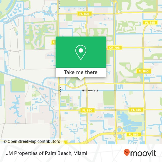 JM Properties of Palm Beach map