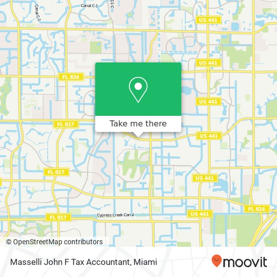 Masselli John F Tax Accountant map