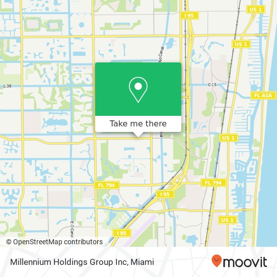 Millennium Holdings Group Inc map