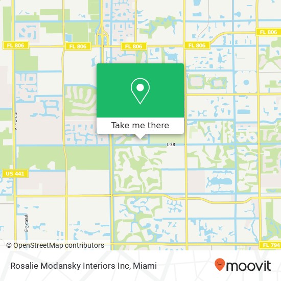 Rosalie Modansky Interiors Inc map