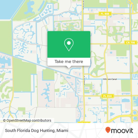 South Florida Dog Hunting map