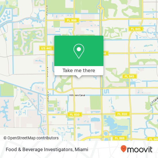 Food & Beverage Investigators map