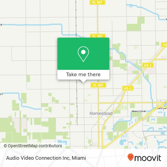 Audio Video Connection Inc map