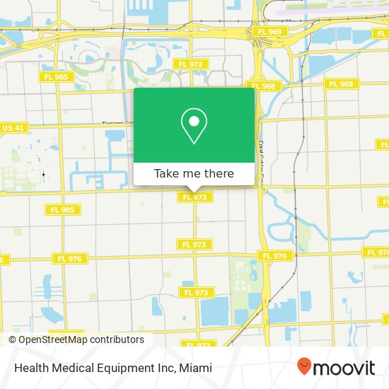 Mapa de Health Medical Equipment Inc