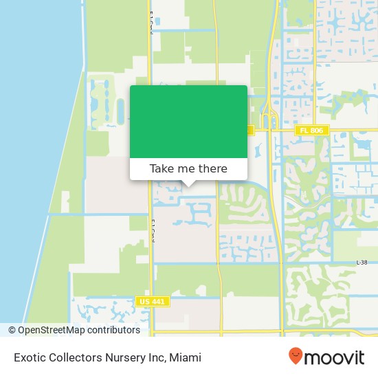 Exotic Collectors Nursery Inc map