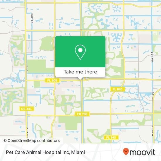 Mapa de Pet Care Animal Hospital Inc