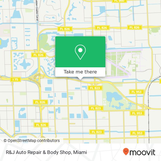 R&J Auto Repair & Body Shop map