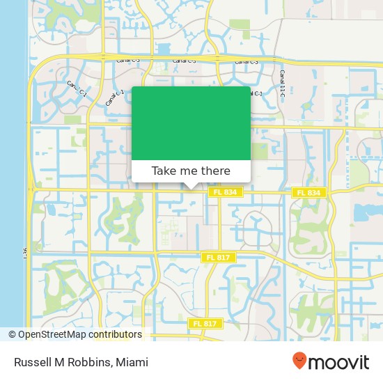 Mapa de Russell M Robbins