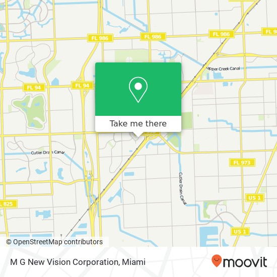 M G New Vision Corporation map