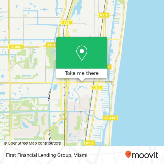 First Financial Lending Group map