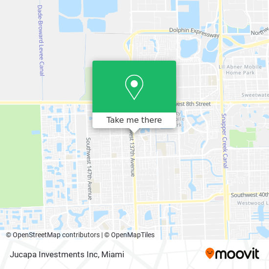 Jucapa Investments Inc map