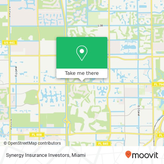 Synergy Insurance Investors map