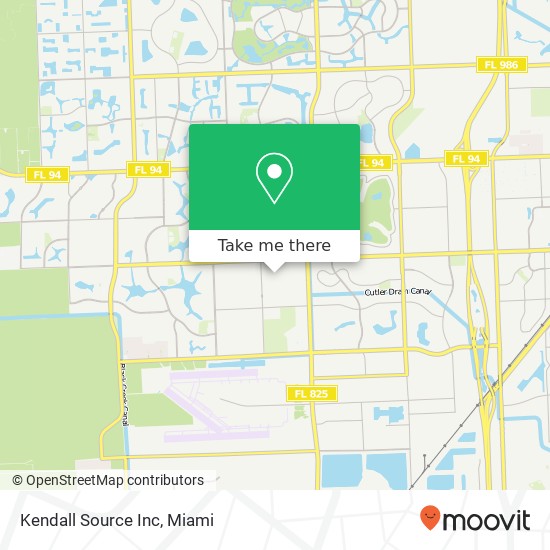 Mapa de Kendall Source Inc
