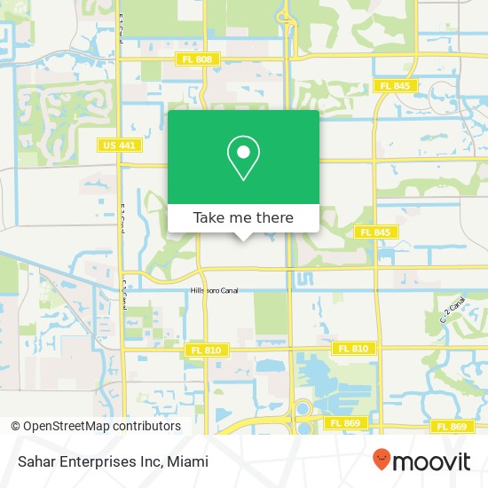 Sahar Enterprises Inc map