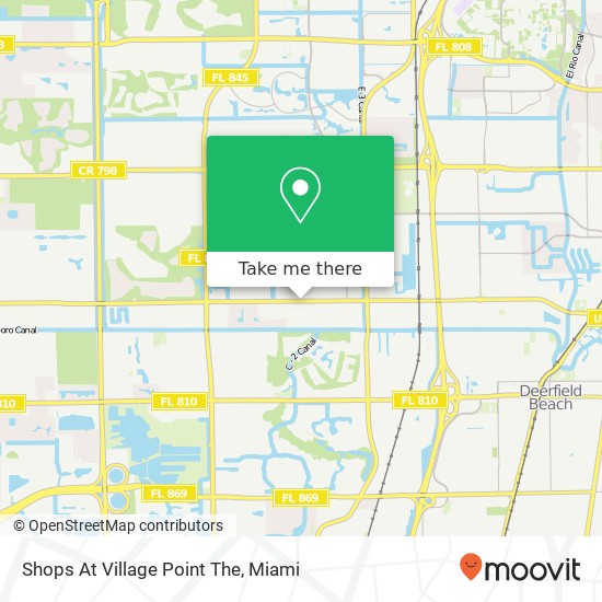 Mapa de Shops At Village Point The