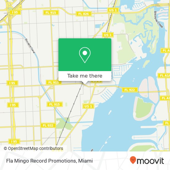 Fla Mingo Record Promotions map