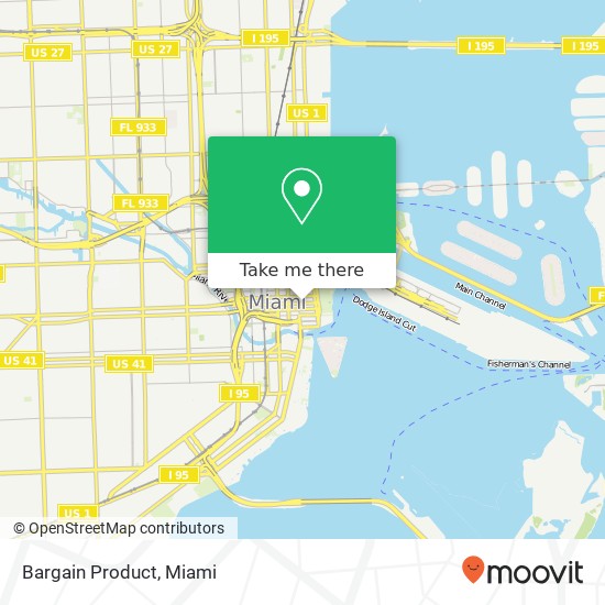 Bargain Product map