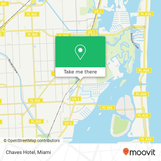 Mapa de Chaves Hotel