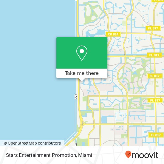 Starz Entertainment Promotion map