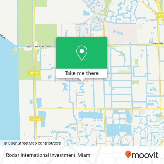 Rodar International Investment map