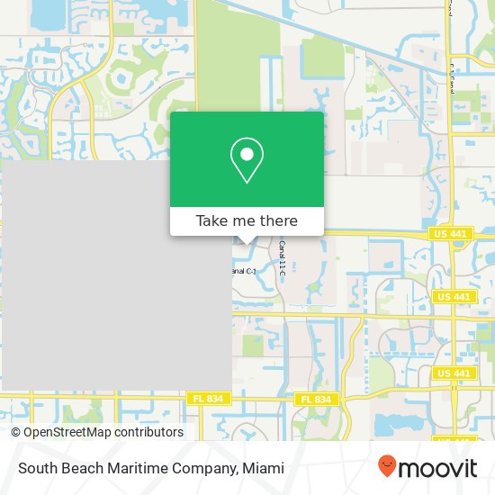 Mapa de South Beach Maritime Company