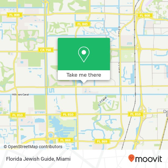 Mapa de Florida Jewish Guide