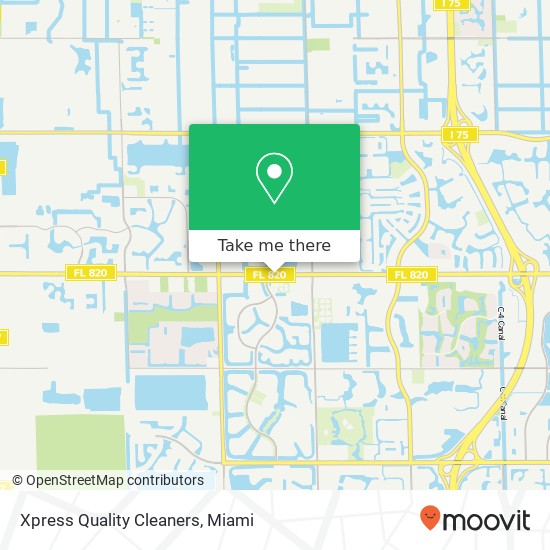 Xpress Quality Cleaners map