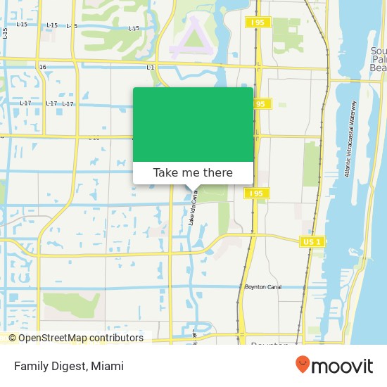 Family Digest map
