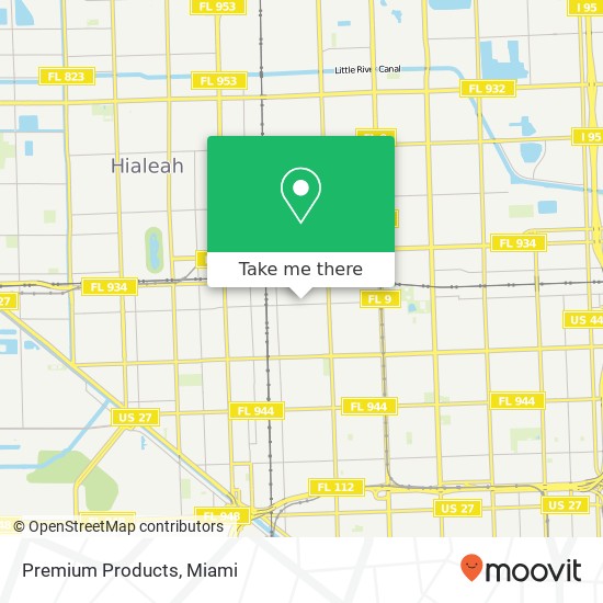 Premium Products map