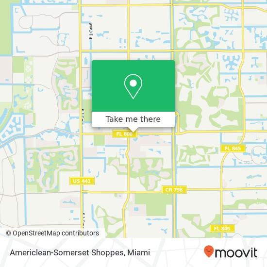 Americlean-Somerset Shoppes map