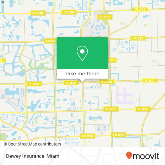 Mapa de Dewey Insurance