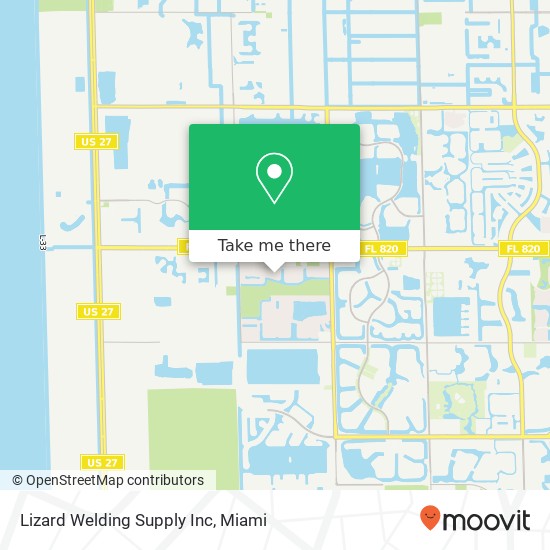 Mapa de Lizard Welding Supply Inc