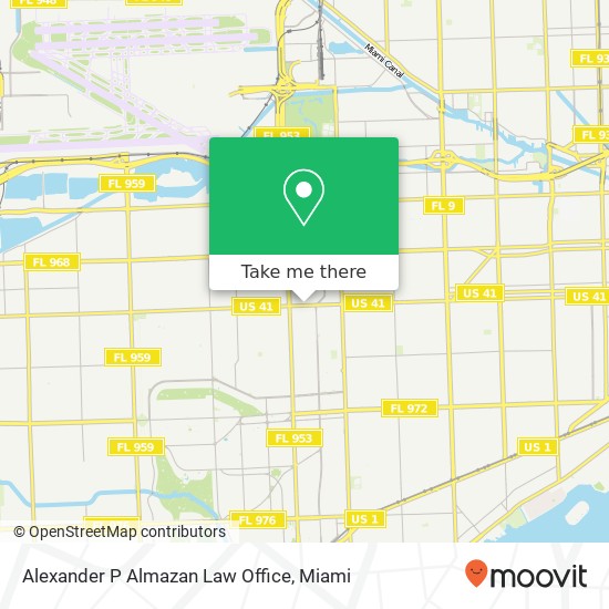 Mapa de Alexander P Almazan Law Office
