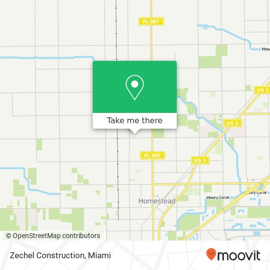 Zechel Construction map
