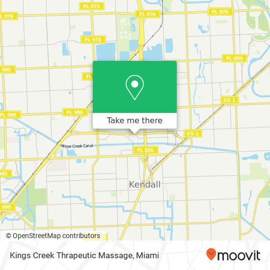 Mapa de Kings Creek Thrapeutic Massage