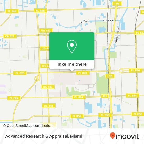 Advanced Research & Appraisal map
