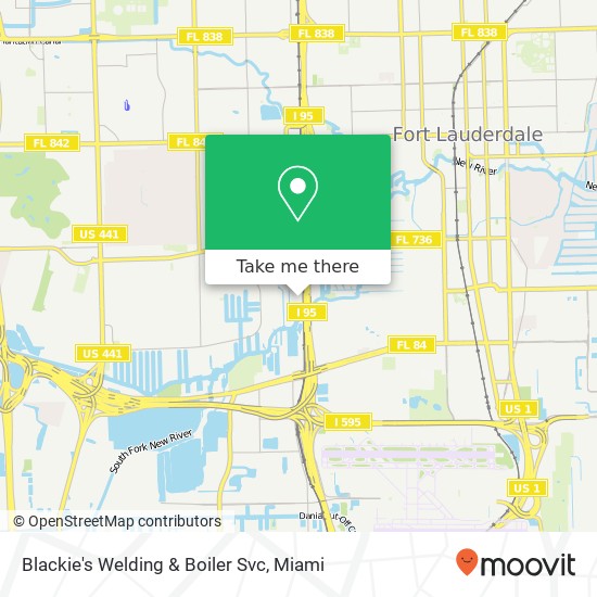 Mapa de Blackie's Welding & Boiler Svc