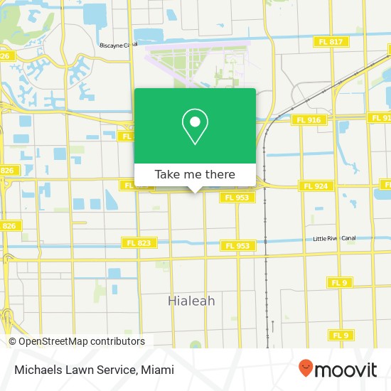 Michaels Lawn Service map