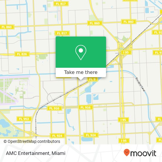 AMC Entertainment map