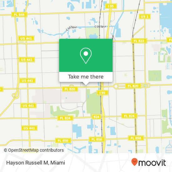 Hayson Russell M map