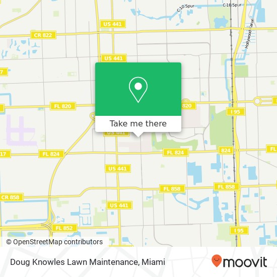 Mapa de Doug Knowles Lawn Maintenance