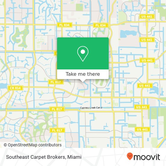 Southeast Carpet Brokers map